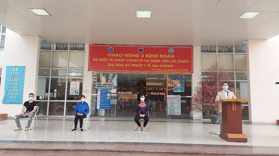 Công bố 3 bệnh nhân COVID-19 đầu tiên của Hải Dương khỏi bệnh