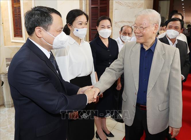 Tổng Bí thư Nguyễn Phú Trọng: Phát huy giá trị truyền thống, xây dựng Hòa Bình phát triển toàn diện