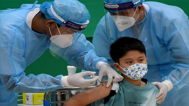 Đầu tháng 4/2022, tiêm vắc xin phòng COVID-19 cho trẻ từ 5-11 tuổi