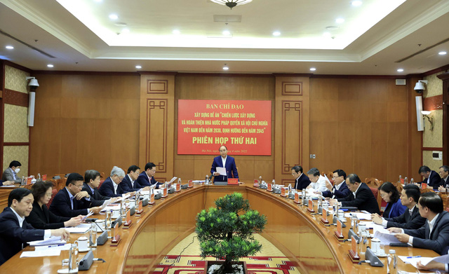 Đặt "đồng hồ đếm ngược" để hoàn thành Đề án xây dựng và hoàn thiện Nhà nước pháp quyền XHCN