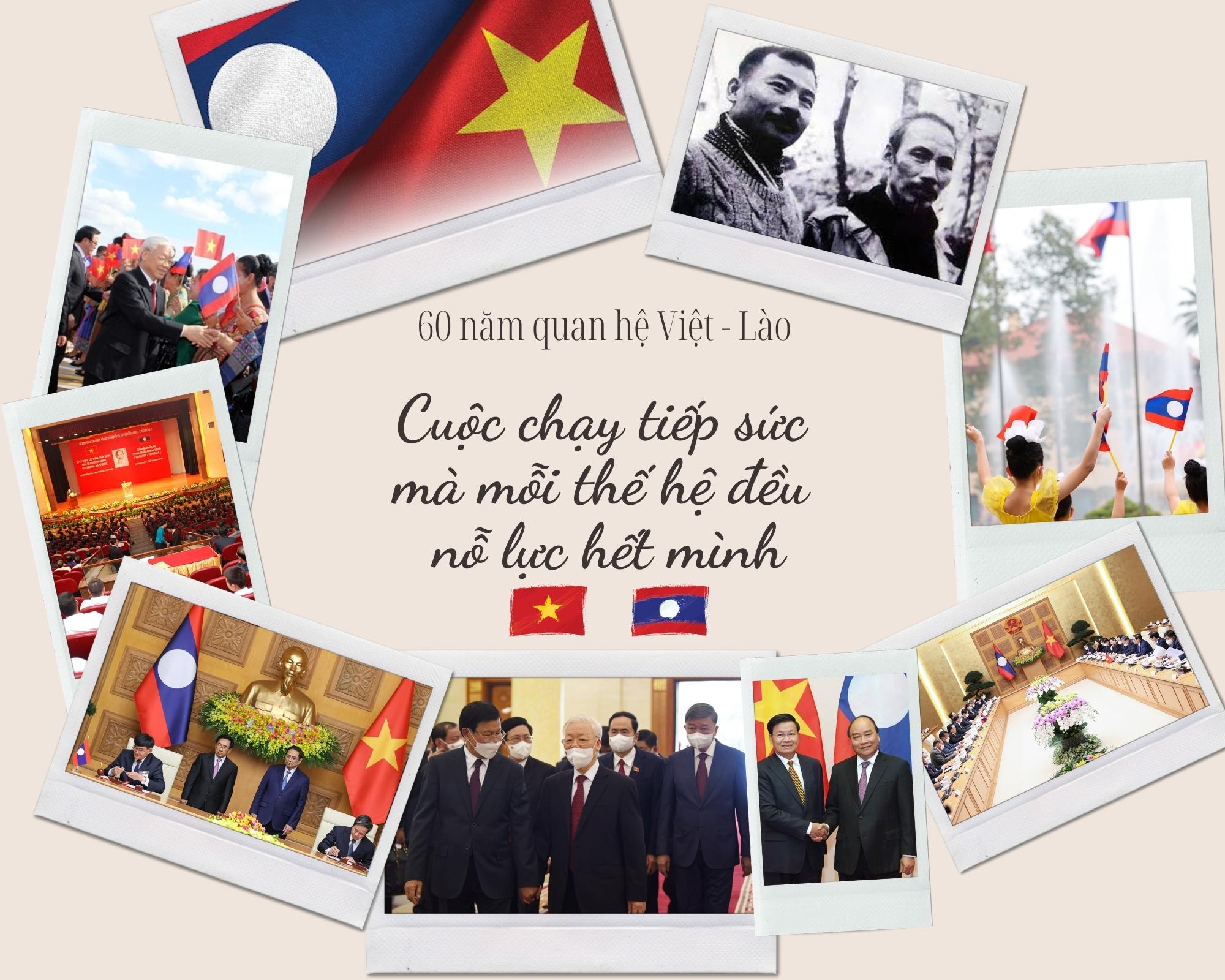 60 năm quan hệ Việt - Lào: Cuộc chạy tiếp sức mà mỗi thế hệ đều nỗ lực hết mình