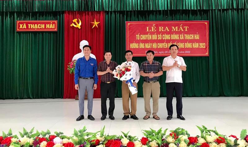 Xã Thạch Hải, huyện Thạch Hà ra mắt tổ chuyển đổi số cộng đồng