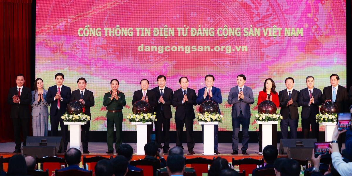 Khai trương Cổng thông tin điện tử Đảng Cộng sản Việt Nam