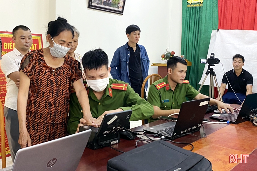 4 xã ở huyện Kỳ Anh hoàn thành cấp căn cước công dân