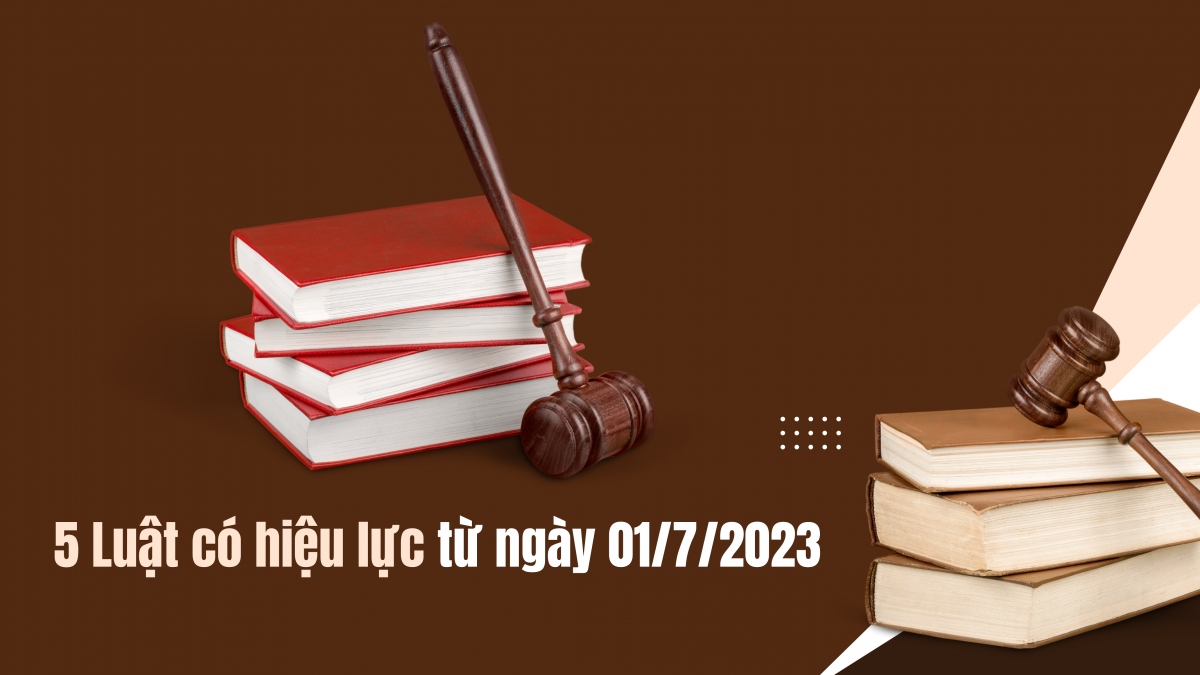 5 Luật có hiệu lực từ 01/7/2023