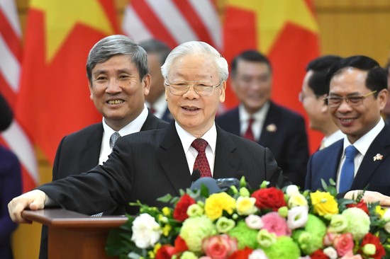 Phát biểu của Tổng Bí thư Nguyễn Phú Trọng với báo chí sau Hội đàm với Tổng thống Hoa Kỳ Joe Biden