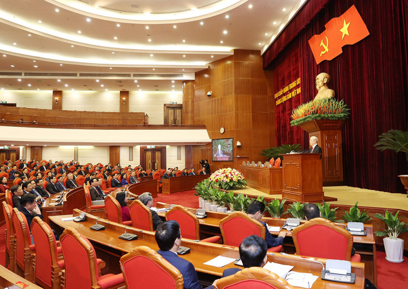 THÔNG BÁO Hội nghị lần thứ tám Ban Chấp hành Trung ương Đảng khóa XIII