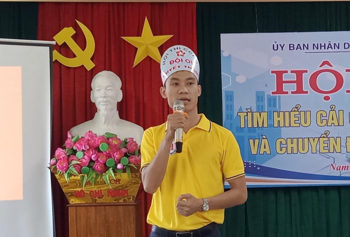 Nam Hồng - TX Hồng Lĩnh tổ chức hội thi tìm hiểu cải cách hành chính và chuyển đổi số năm 2023