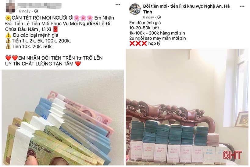 Đổi tiền lẻ, tiền mới để thu lời là hành vi trái pháp luật
