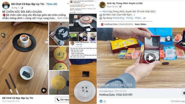 Loạn thị trường thiết bị gian lận cờ bạc dịp cận Tết