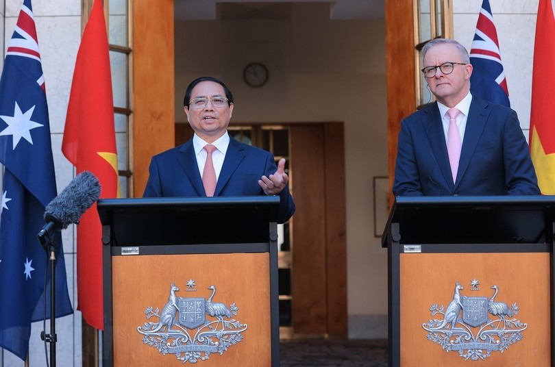 Công bố thiết lập Quan hệ Đối tác Chiến lược Toàn diện Việt Nam-Australia