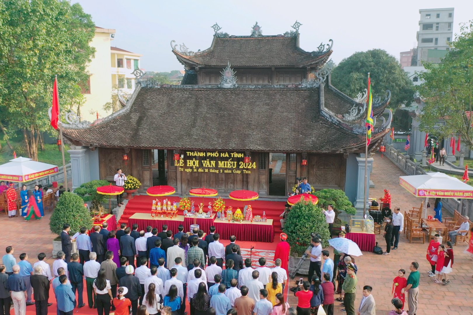 Khai mạc Lễ hội Văn Miếu Hà Tĩnh năm 2024