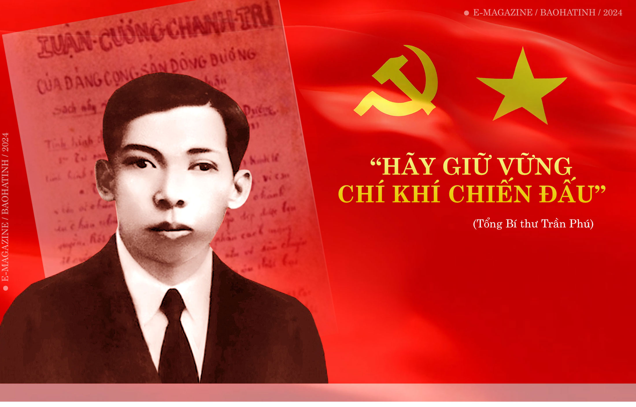 Phát huy chí khí chiến đấu của Tổng bí thư Trần Phú quyết tâm xây dựng quê hương Hà Tĩnh ngày càng giàu mạnh, văn minh