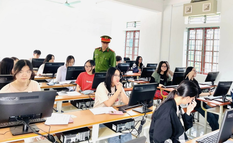 Hiệu quả từ mô hình thi online tập trung qua nền tảng công nghệ xác thực thẻ CCCD gắn chíp điện tử