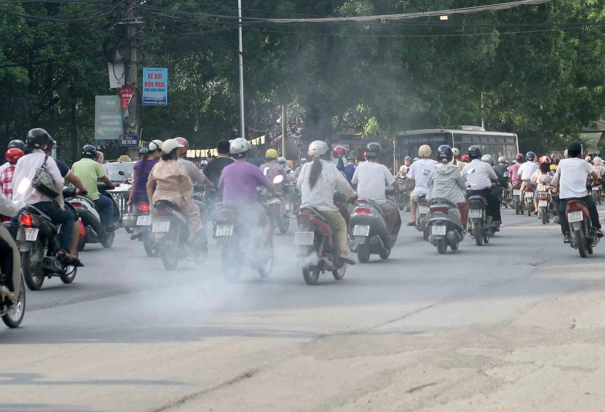 Bắt buộc kiểm định khí thải xe máy từ 1/1/2025