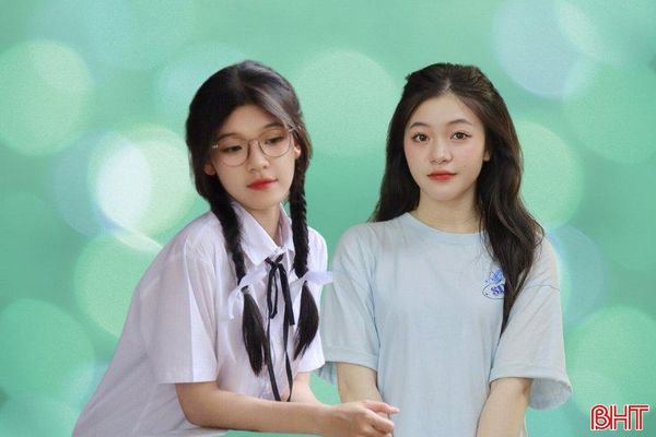 Đôi bạn lớp chuyên cùng đạt á khoa toàn quốc khối C00