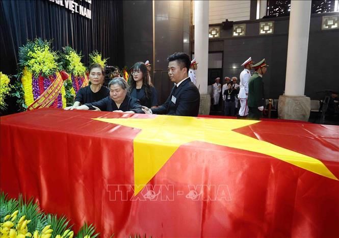 Lễ viếng Tổng Bí thư Nguyễn Phú Trọng sáng nay