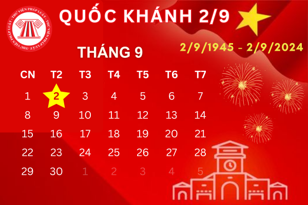 UBND tỉnh thông báo lịch nghỉ Lễ Quốc khánh 2/9/2024