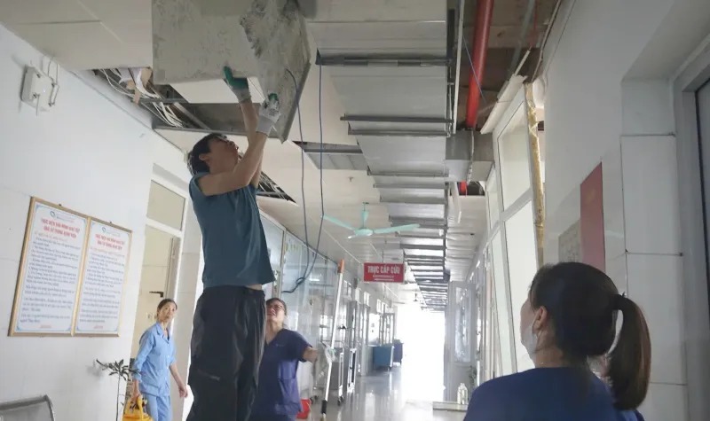 Bộ Y tế: Khắc phục thiệt hại do bão số 3 tại các cơ sở khám, chữa bệnh