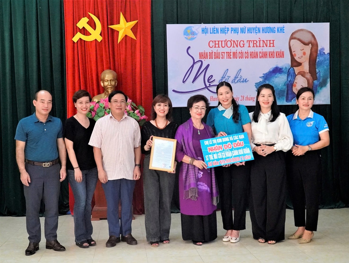 Thêm 57 trẻ mồ côi đặc biệt khó khăn được đỡ đầu