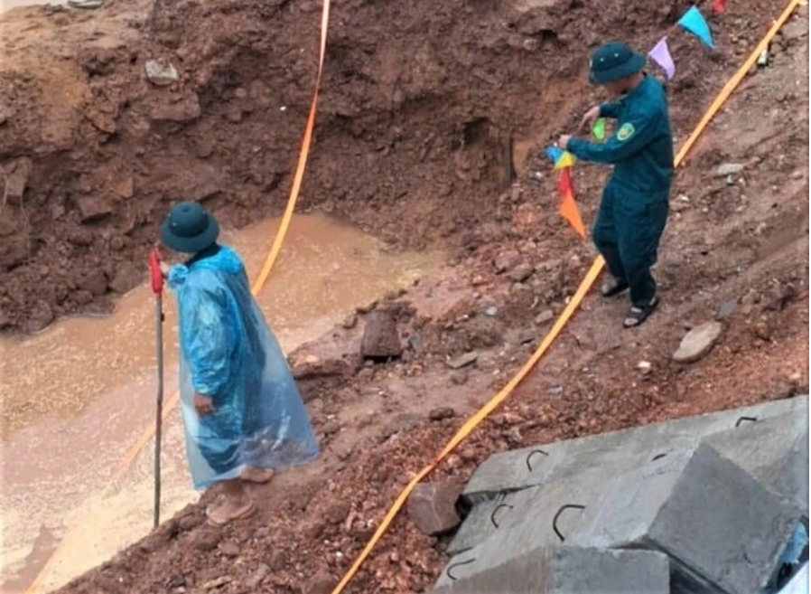 Phát hiện quả bom nặng nửa tấn khi thi công dự án ở Hà Tĩnh