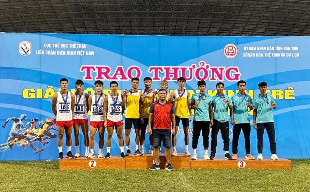 Hà Tĩnh giành 7 huy chương tại Giải Vô địch Điền kinh trẻ quốc gia