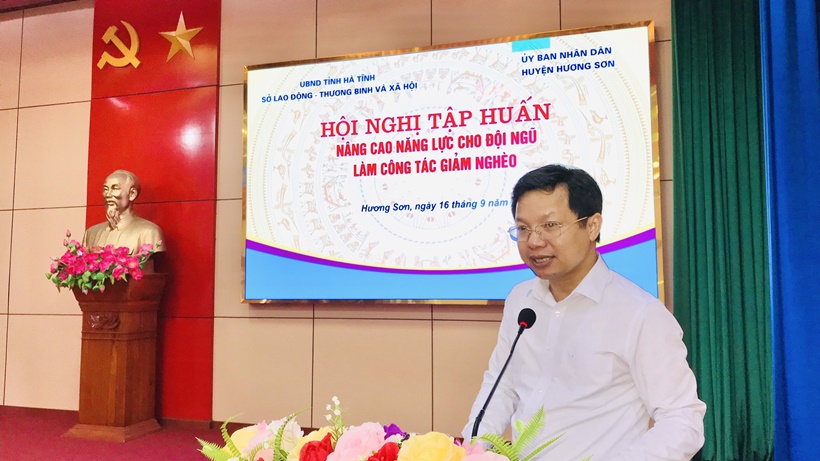 Nâng cao năng lực cho đội ngũ cán bộ làm công tác giảm nghèo tại cơ sở thuộc huyện Hương Sơn