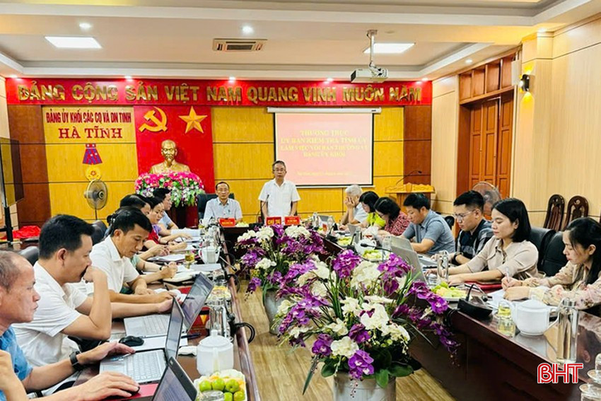 Tăng cường công tác kiểm tra, giám sát ở Đảng bộ Khối CCQ&DN tỉnh