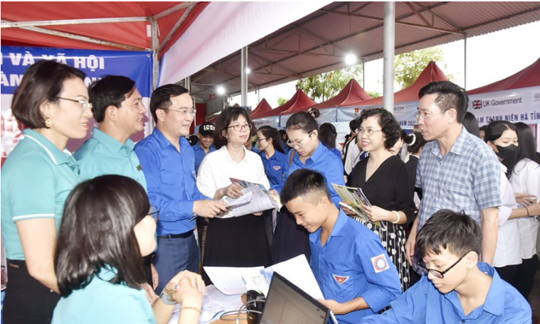 Hà Tĩnh: Chương trình ngày hội việc làm thanh niên năm 2024.