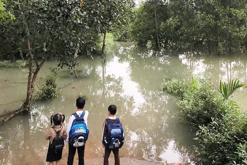 Hương Khê: Gần 5.000 học sinh phải nghỉ học do mưa lũ