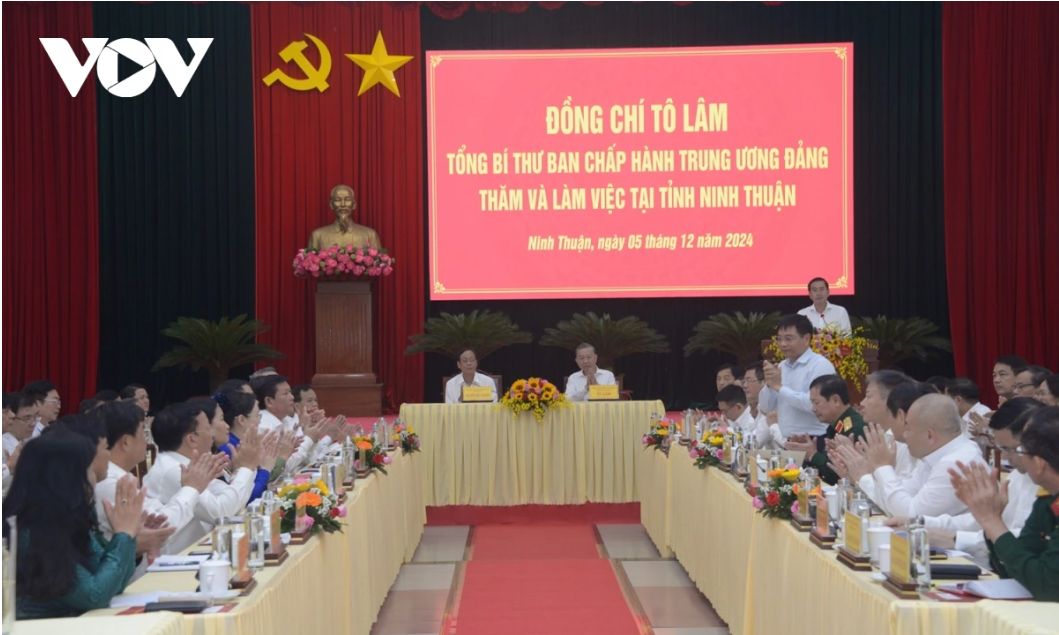 Tổng Bí thư: Chuẩn bị tốt điều kiện để khởi động lại Nhà máy điện hạt nhân Ninh Thuận