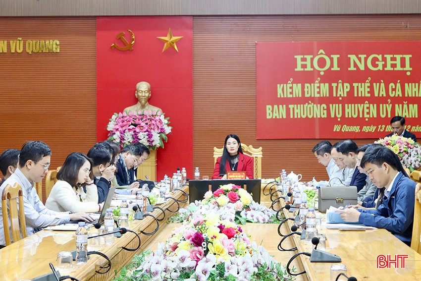 Các đơn vị, địa phương Hà Tĩnh kiểm điểm tập thể, cá nhân