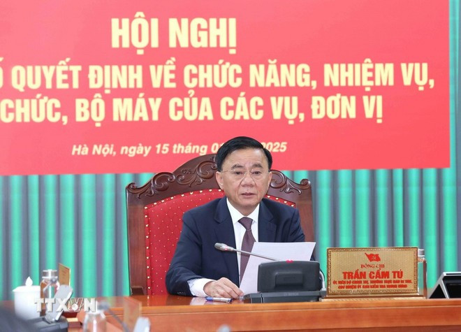Công bố Quyết định về chức năng, tổ chức Cơ quan Ủy ban Kiểm tra Trung ương