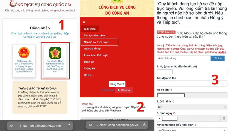 Cách làm hộ chiếu trên VNeID chi tiết đơn giản