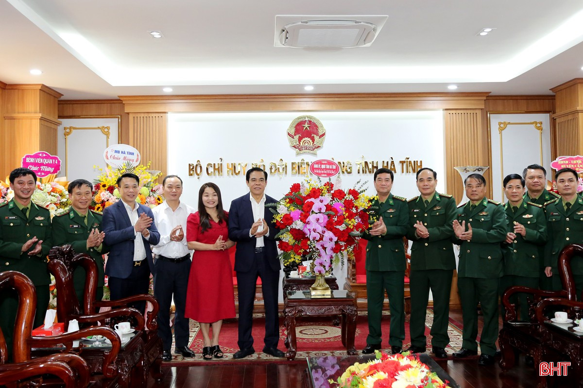 Chủ tịch UBND tỉnh chúc mừng Bộ đội Biên phòng Hà Tĩnh nhân ngày truyền thống
