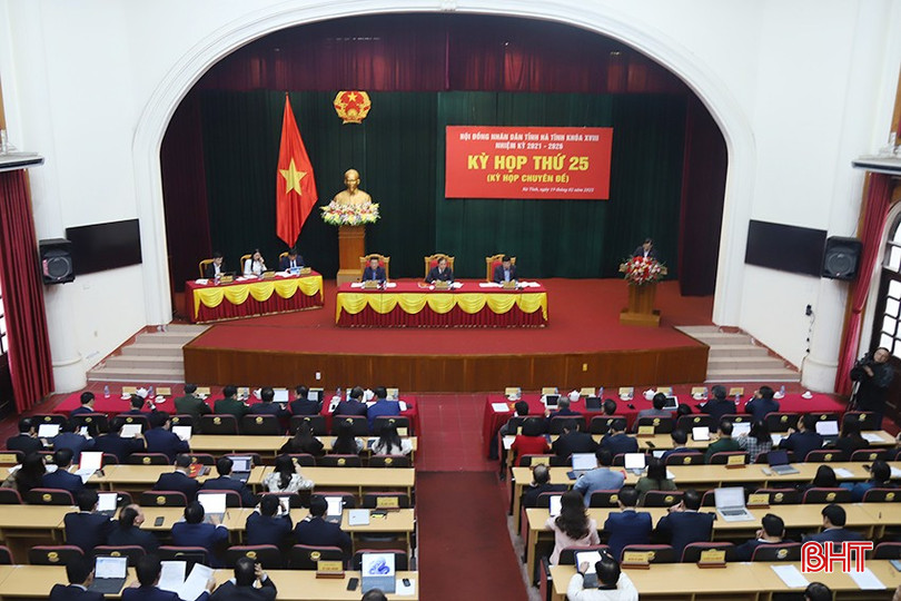 HĐND tỉnh Hà Tĩnh tổ chức 25 kỳ họp trong nhiệm kỳ 2021-2026
