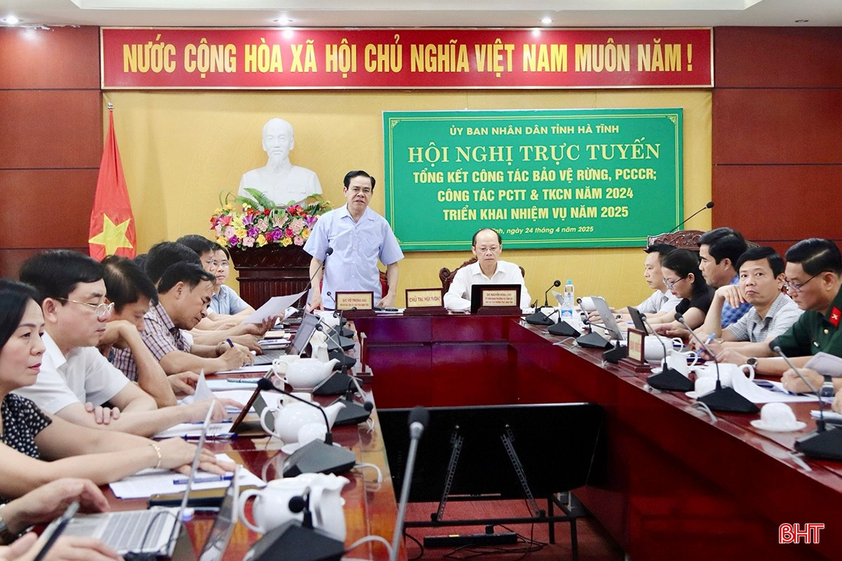 Chủ động “4 tại chỗ” trong ứng phó với thiên tai, cháy rừng tại Hà Tĩnh