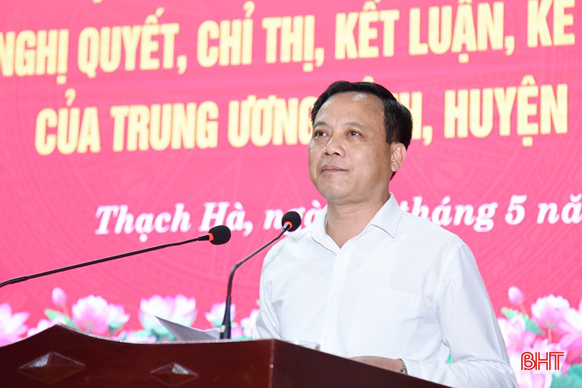 Thạch Hà quán triệt các văn bản chỉ đạo của cấp trên