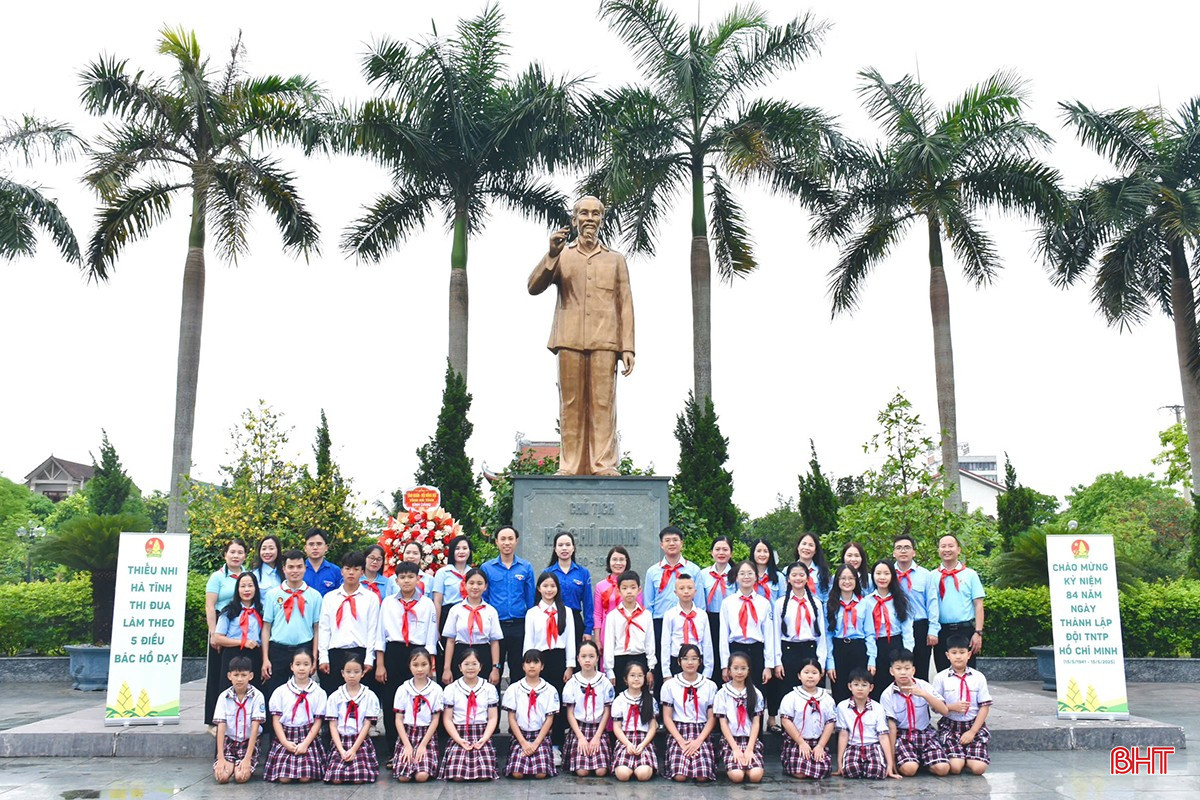 8 học sinh Hà Tĩnh tham dự Đại hội Cháu ngoan Bác Hồ toàn quốc