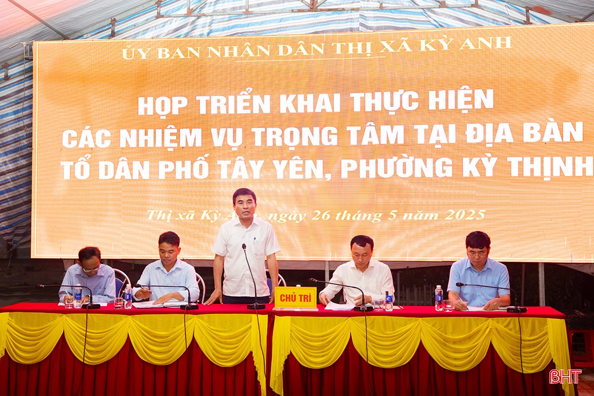 Tập trung gỡ "khó", đẩy nhanh tiến độ các dự án tại tổ dân phố Tây Yên