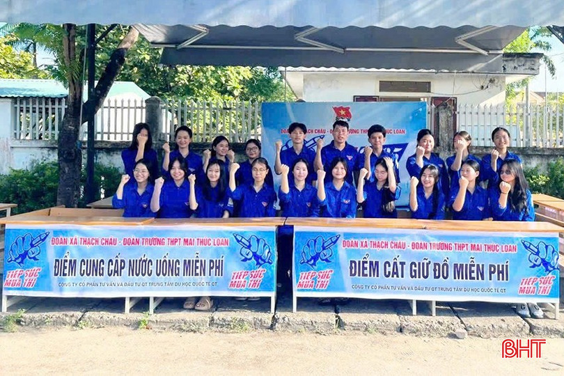 Tuổi trẻ Hà Tĩnh thành lập 36 đội hình “Tiếp sức mùa thi”