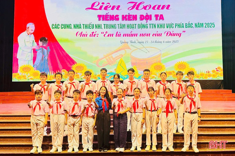Hà Tĩnh đạt thành tích xuất sắc tại Liên hoan "Tiếng kèn Đội ta"