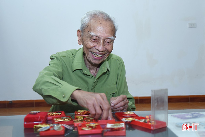 Trung tá Phan Xuân Đức - đảng viên 70 năm tuổi Đảng trung kiên, mẫu mực