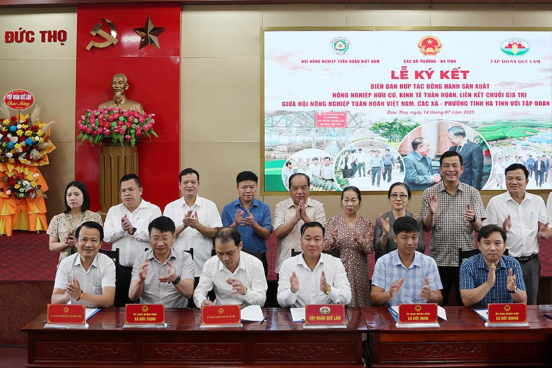 Đẩy mạnh liên kết sản xuất nông nghiệp tuần hoàn, hữu cơ Quế Lâm