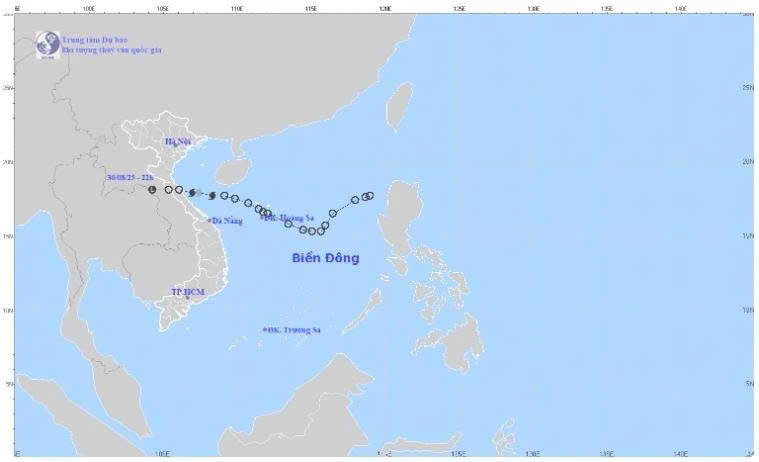 Bão số 6 suy yếu thành vùng áp thấp trên khu vực Trung Lào
