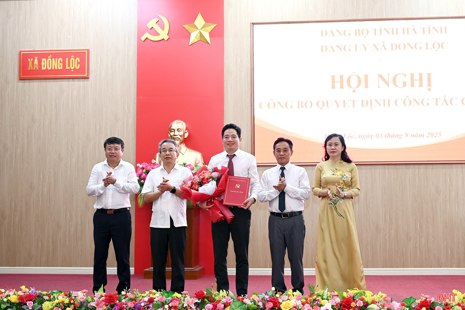Ông Dương Văn Tuấn giữ chức vụ Bí thư Đảng ủy xã Đồng Lộc
