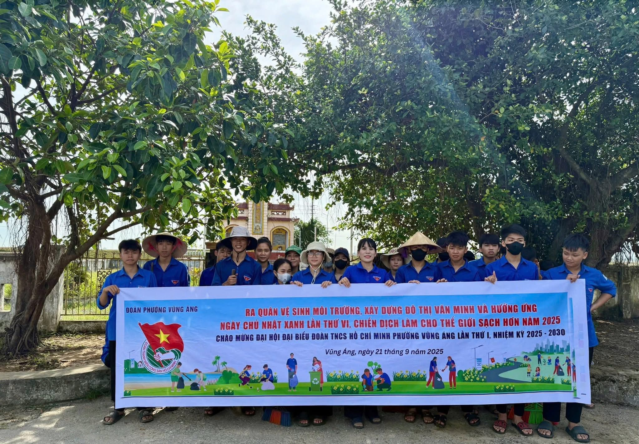 Tuổi trẻ Hà Tĩnh đồng loạt ra quân Ngày Chủ nhật xanh lần thứ VI và hưởng ứng Chiến dịch “Làm cho Thế giới sạch hơn” năm 2025