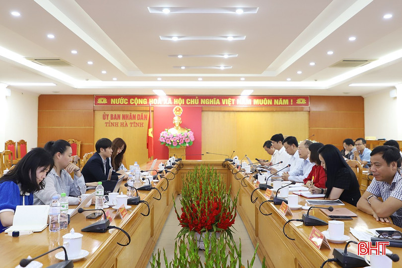Thống nhất các nội dung dự án 13,4 triệu USD tại vùng ven biển Hà Tĩnh