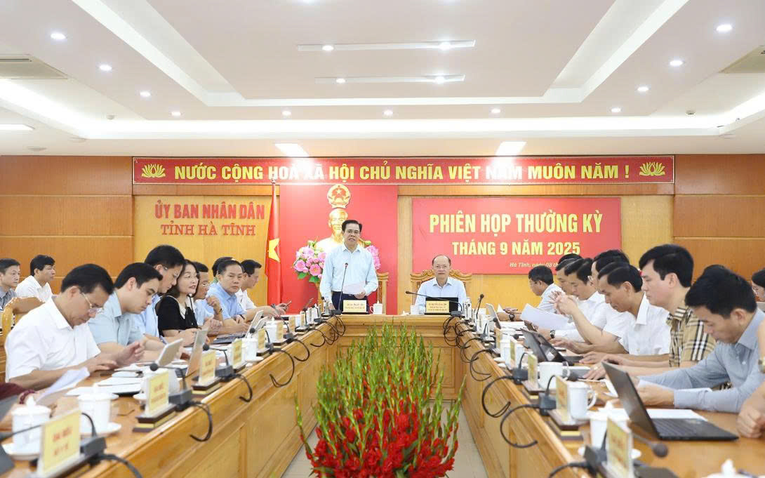 Phiên họp thường kỳ UBND tỉnh tháng 9/2025