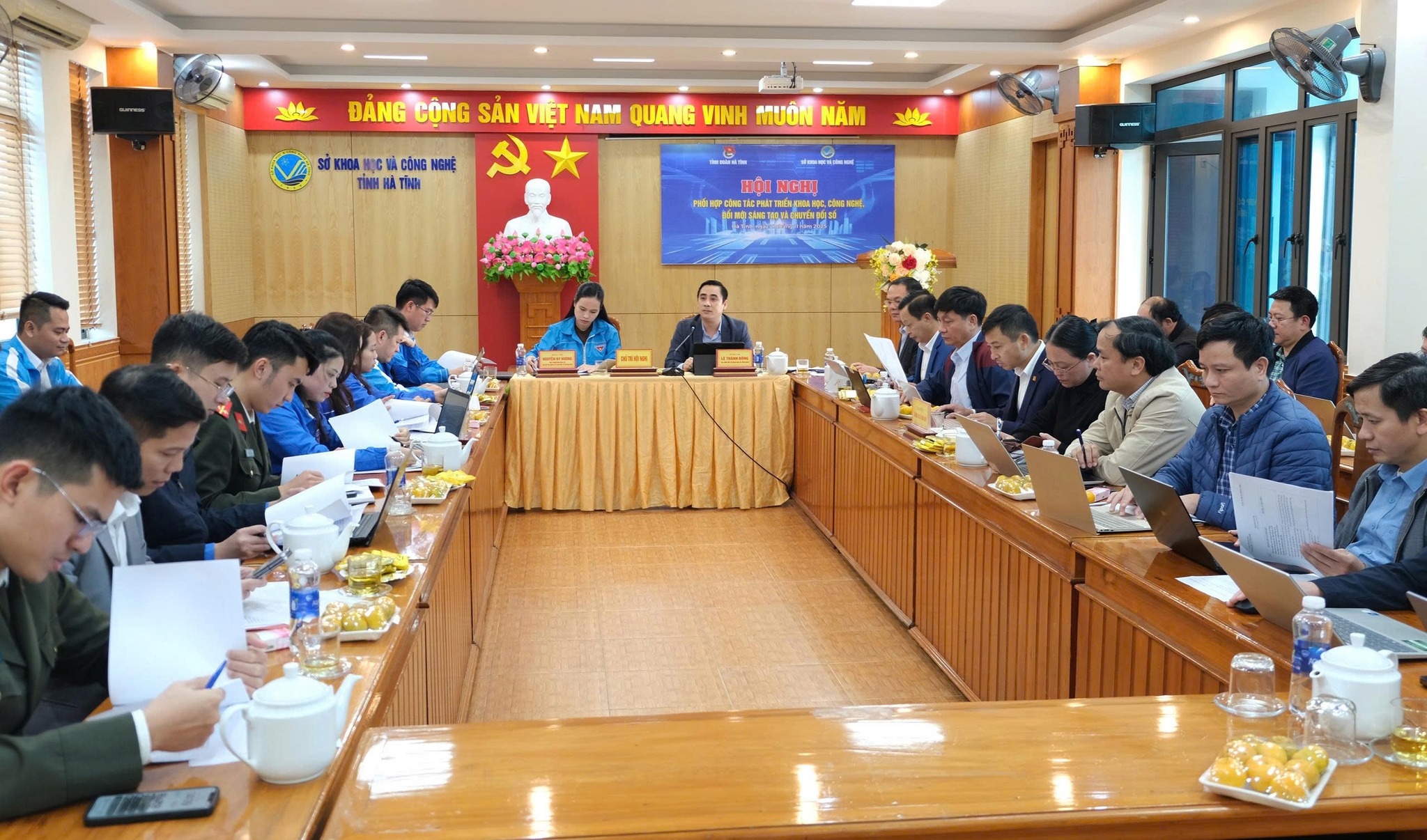 Sở Khoa học & Công nghệ và Tỉnh đoàn Hà Tĩnh tăng cường phối hợp thúc đẩy khoa học công nghệ, đổi mới sáng tạo và chuyển đổi số
